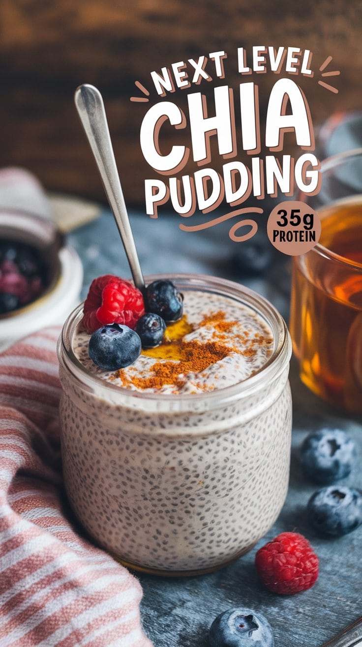 Chia pudding is already a nutrient powerhouse, but this High-Protein Chia Pudding takes it to the next level! By blending the chia seeds, this pudding becomes smooth, creamy, and easier to digest, making it perfect for GLP-1 users who need high-protein, easy-to-eat meals that won’t cause bloating or discomfort.