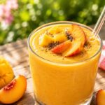 Peach Mango Smoothie Recipe: The Perfect Summer Breakfast (35g Protein)